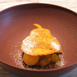 LIAISON - ランチコース 9680円 の洋梨とスパイスを使ったデザート