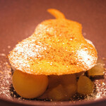 LIAISON - ランチコース 9680円 の洋梨とスパイスを使ったデザート
