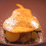 LIAISON - ランチコース 9680円 の洋梨とスパイスを使ったデザート