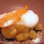 LIAISON - ランチコース 9680円 の洋梨とスパイスを使ったデザート