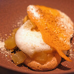 LIAISON - ランチコース 9680円 の洋梨とスパイスを使ったデザート