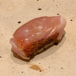 すしやのたい悟 - 金目鯛さんでーす。今日１番です。(^-^)