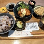 つちのと - つちのとランチ(鶏の照り焼き風南蛮)