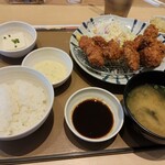 やよい軒 - タルタルソース付 とりカツ定食3個