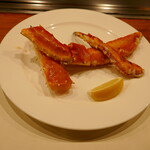 蟹遊亭 - 蟹の鉄板焼き