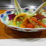 蟹遊亭 - サラダ