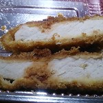 とんかつ専門店 恵庭屋 - とんかつ弁当(小)断面