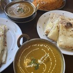 ガンジス川 御殿場店 - チキンカレーもマトンカレーもおいしいけどチーズナンが最強笑