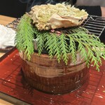 日本料理うしお - 鉢肴　甲羅焼き 炭火の香りと共に