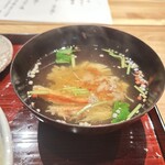 日本料理うしお - おこげの出し茶漬け