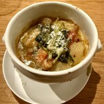 ドンブラボー - ミネストローネ　トリッパグラタン仕立て