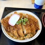 かつや - 料理写真:のせカツ丼。（出汁醤油ロースカツon the 親子丼)　竹 期間限定
