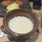 とんかつ 神楽坂 さくら 渋谷神南店 - 土鍋ごはん