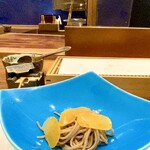 天婦羅 みやしろ - カラスミと蕎麦