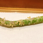 天婦羅 みやしろ - アスパラガス