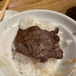 ホルモン焼肉 縁 十条店 - 上タンとライス❣️