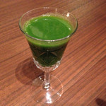 うしのみや - 食前酒がわりの青汁
