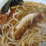 お肉屋さんのラーメン家 生治ミート - とんかつは厚くて柔らか揚げたて！