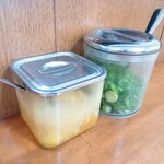 釜あげうどん 長田 in 香の香 - 薬味