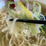 大高屋 - 塩ラーメン もつ炒めセット
