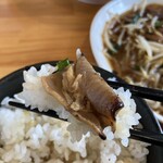 大高屋 - 塩ラーメン もつ炒めセット
