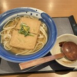 味の民芸 - 料理写真:きつねうどん