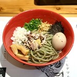 活龍 海老蟹専門 甲殻堂 - 雲丹まぜそば　味玉