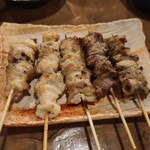 炉端とおでん 呼炉凪来 - 焼き鳥５本セット