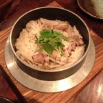 和食　貴山 - 〆の釜飯　筍（１，５３０円）２０１３年５月（らるふの料理）
