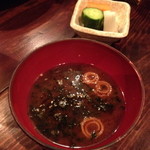 和食　貴山 - 釜飯と一緒にいただきました。２０１３年５月（らるふの料理）