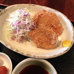 和食　貴山 - ２０１３年５月１７日のランチ定食（９５０円）のヒレカツ