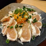 鳥焼肉 鳥ひびきちゃん - 鶏塩ユッケ