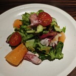 バケット - 料理写真:生ハムのサラダ
