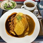 茨城ゴルフ倶楽部レストラン - オムライス