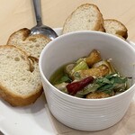 ビンチェ - 牡蠣と長ネギのオイル漬け