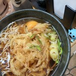 ふじ - 天玉そば、天ぷら1個