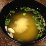 Oshokuji Dokoro Kobushi - お寿司に付くお味噌汁