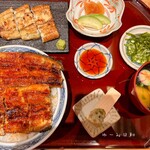 濱松地焼 鰻 まさ - 上うなぎ丼と白焼き付き