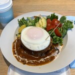 LEAF&BEAN - サラダ、プチトマト、アボカド、ポテチ？、パイナップル！