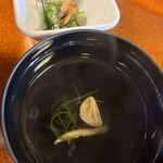うなぎ料理 丑松 - 肝吸いと小鉢