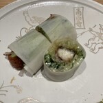 大月 - 鰻の春巻きサラダ