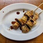 はち八 - 2026.02.01 (日)    お得セット（生ビール中＆とりねぎ２本＆せんざんぎ（３個）　1012円（税込）