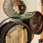 清寿司 - もずく酢とのどくろのせいろ