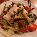 ミスターとフライパン - イタリアンサラダ（650円）ハムがローストポークに変わっていました