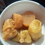 おむすび屋まるちゃん - おでん（ロールキャベツ3個、大根2個）