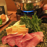 寒ブリと湯葉のしゃぶしゃぶ小鍋