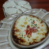 札幌 かに本家 札幌駅前本店 - ランチの枝幸会席より 本タラバグラタン