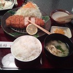 とんかつ福助 - 上ロースかつ定食【1500円】