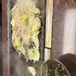 石亭 - 調理中の状況