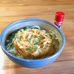 溜 - かき揚げうどん 